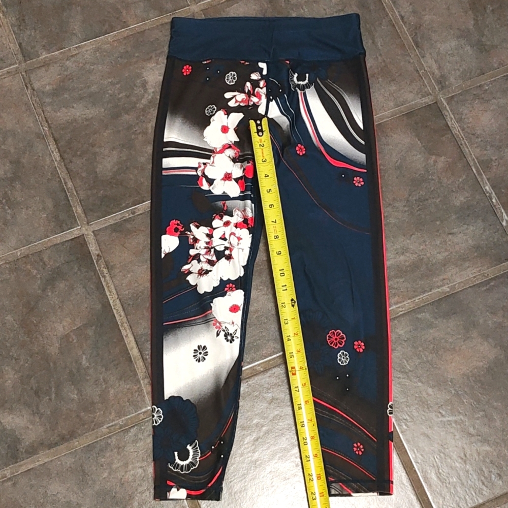 Sweaty Betty 7/8 leggings small contour floral